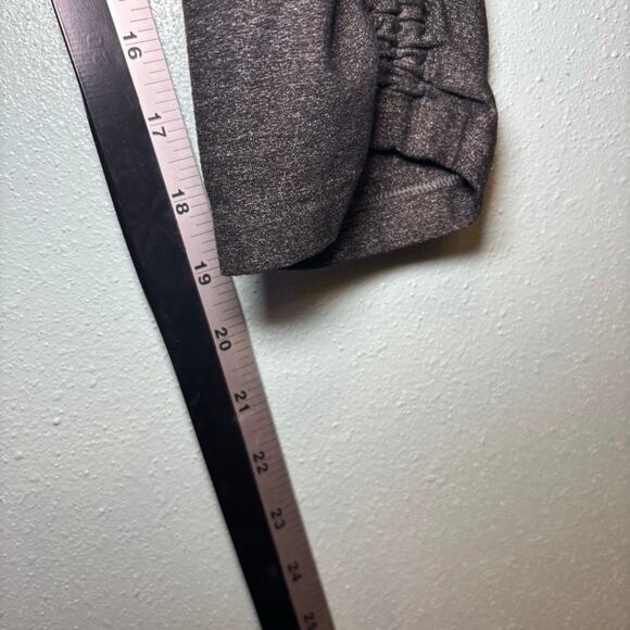 Moving Comfort Urban Gym Capri Leggings Small S Gray Ruched Ankle Tie Workout - Picture 6 of 9